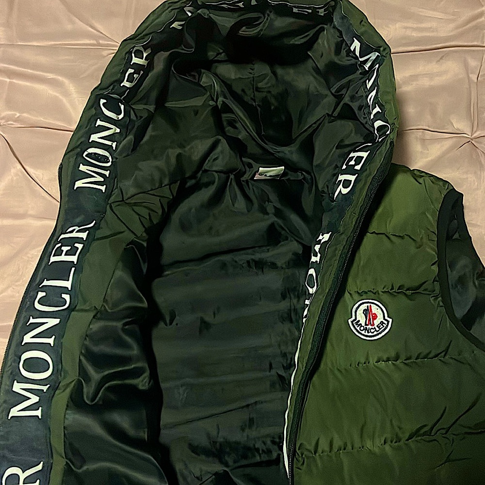 Forest Green Authentic Moncler Vest